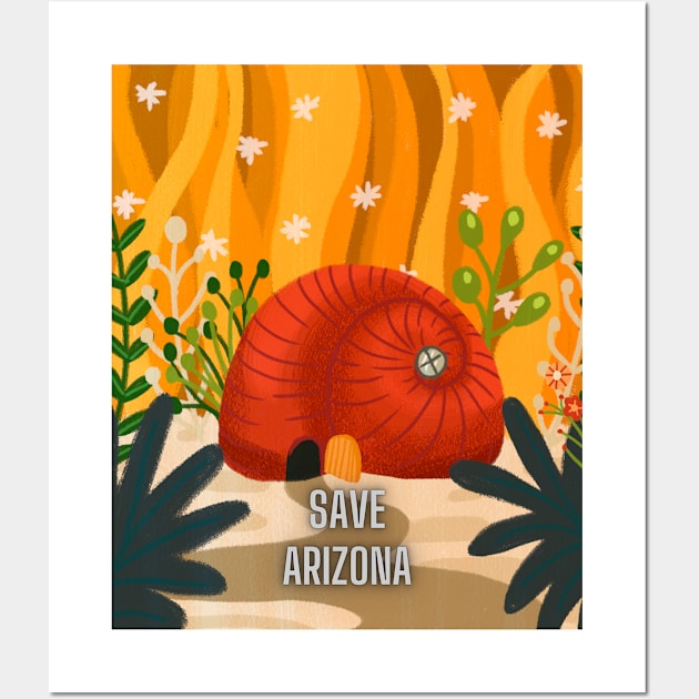 Save Arizona now Wall Art by Funnysart